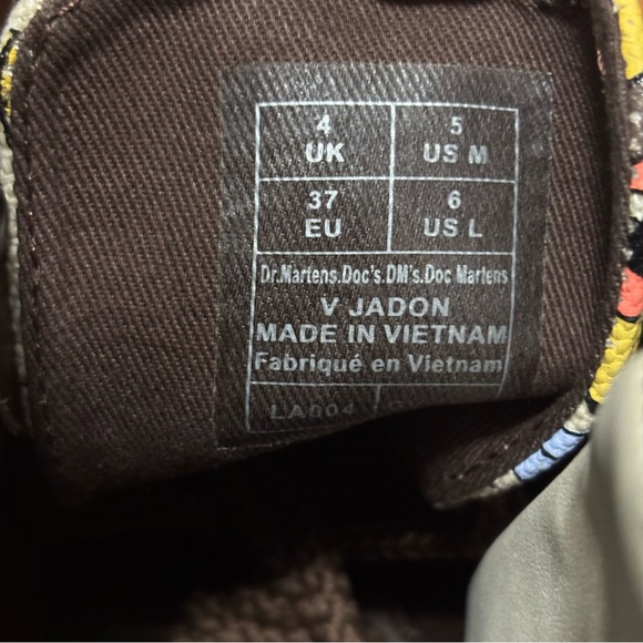 Dr. Martens vegan jadon boot retro canvas platforms - Picture 10 of 11